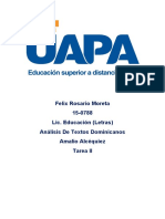 Textos Dominicanos Tarea 2