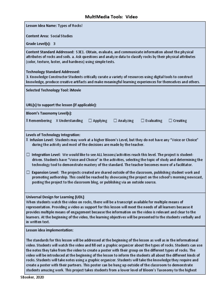 Rocks PDF Classroom Learning
