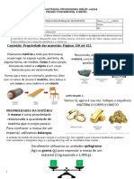 Massa e volume propriedades