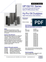 HP150/151 Element Hy-Pro G6 Dualglass High Performance Filter Elements