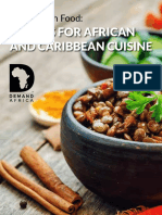 Recipes For African and Caribbean Cuisine: at One With Food