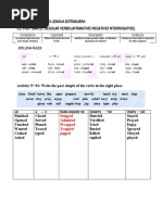 Past Time Words: Grammar Worksheet | PDF | Language Mechanics | Grammar