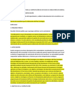 Términos de Referencia para La Contratación de Servicios de Consultoría en General