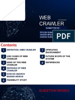 WEB Crawler: Submitted By: PIYUSH KUMAR (1751118) SHASHI BHUSHAN (1751120) ASHISH KUMAR (1751130)