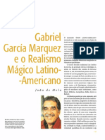 Artigo Gabriel Garcia Marques e o realismo mágico latino - americano