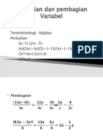 Pert Ke 4 Perkalian Dan Pembagian Variabel