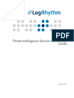 Threat Intelligence Service v.1.9.2 User Guide: August 12, 2019