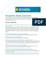 Frequently Asked Questions: Online Learning