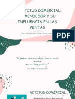 Actitud Comercial - El Vendedor y Su Influencia en Las Ventas