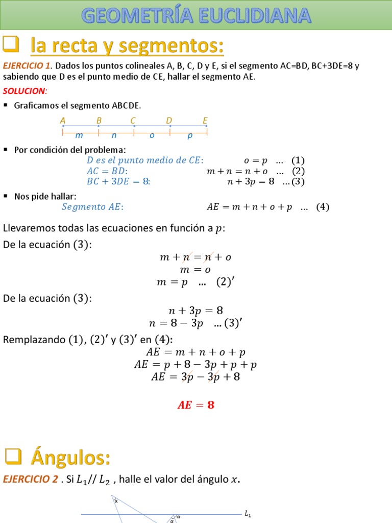 Geometria Euclidiana | PDF | Triángulo | Formas geométricas