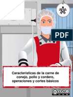 MF AA4 Caracteristicas Carne Conejo Pollo Cordero Operaciones y Cortes Basicos PDF