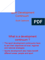 Sport Development Continuum Presentation Finished