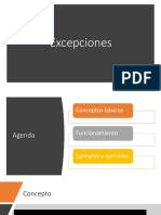 EXCEPCIONES