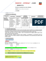 Sesion #01 - Matematica 1er Año Secundaria