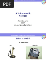 Download A Voice over IP Network - Presentation by Alexandru Juncu SN4686176 doc pdf