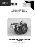 Kawasaki Engine Shop Rebuild Manual: 4-Stroke Air-Cooled Gasoline Engine