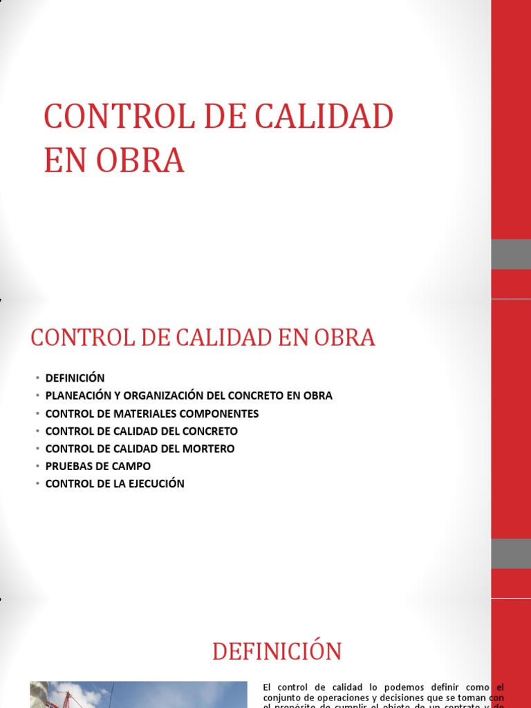 Control de Calidad en Obra | PDF | Hormigón | Temperatura