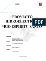 Proyecto Hidroeléctrico Río Espíritu Santo