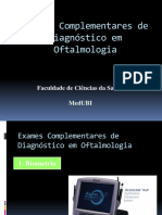 Exames Complementares - Oftalmologia PDF