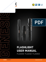 Flashlight User Manual: FL2220 FL2210 FL2203