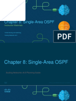 Chapter 8: Single-Area OSPF: Instructor Materials