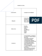 Informe de Lectura