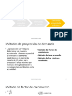 Métodos de Proyección de Demanda