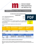 Costos de Manufactura Lab 1