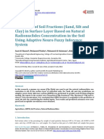 Prediction of Soil Fractions Sand Silt and Clay in