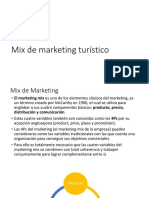 Mix de Marketing Turístico