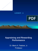 LESSON 6. Appraising and Rewarding Perfromance