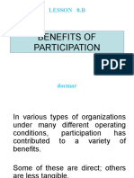 Lesson 8. Benefits of Participation