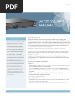 Juniper SA 700 Datasheet