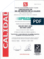 Certificado Ibnorca