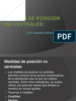 Medidas de Posición No Centrales