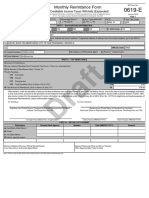 Draft: Monthly Remittance Form