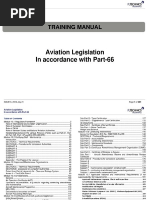 Aviation Legislation Training Manual Issue 6; Issue Date 2014 July 21;.pdf