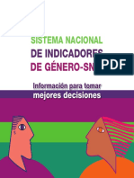 SNIG Sistema Nacional de Indicadores de Genero