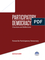 Participatory Democracy - Practices and Reflections 
