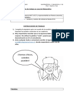 Guía 2 de Matemática 1°básico