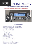 Magnum M-257 30W Spec PDF