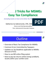 2 Tips & Tricks For MSMEs Tax Compliance Handouts PDF