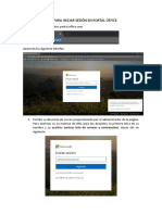 GUÍA PARA INICIAR SESIÓN EN PORTAL OFFICE