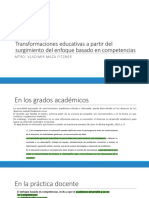 Transformaciones Educativas A Partir Del Surgimiento Del Enfoque Basado en Competencias PDF