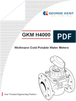 GKM H4000: Woltmann Cold Potable Water Meters