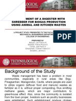 Development of A Digester With Shredder For Biogas Production Using Animal and Kitchen Wastes