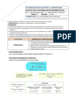 GUIAS  DIDÁCTICA MATEMÁTICAS   6°