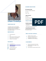 Uttam Kotadiya: Academic Qualification