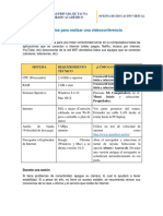 Requisitos para Realizar Una Videoconferencia PDF