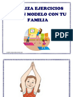 REALIZA EJERCICIOS SEGÚN MODELO CON TU FAMILIA